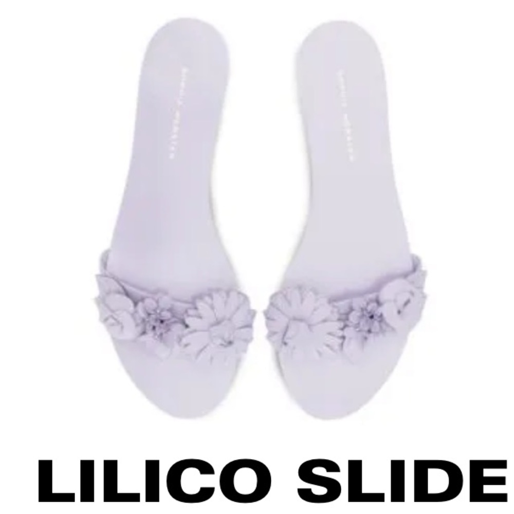Sophia Webster Floral Lilico Sandal flat flip flop lavender slides lilac 41